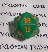 Life Counter ~ TEENAGE MUTANT NINJA TURTLES ~ Yellow Die Spindown D20