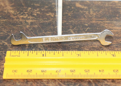 Stahlwille Small Double Open-End Spanner Electric, 5.5 mm; 12; 3'' long; Germany