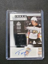 2022-23 SP Game Used Inked Sweaters 9/25 Trevor Zegras #IS-TZ - Ducks