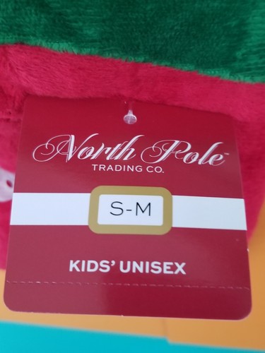 North Pole Trading Co. Kids Unisex Slip-On Slippers sz small elf shoes Christmas - Picture 4 of 10