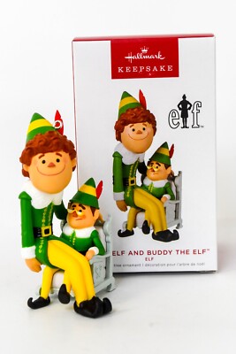Hallmark Papa Elf and Buddy The Elf Keepsake Ornament 2022