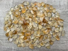Grade A++ Citrine Tumbled Stone, 0.5"-1" Tumbled Heated Citrine,Wholesale Bulk