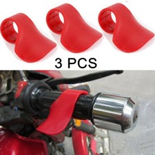 Red Universal Motor E-Bike Grip Throttle Assist Wrist Cruise Control Rest 3PCS