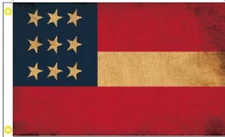 3X5 Vicksburg 1st National CSA Civil War Vintage FLAG BANNER 100D W/ GROMMETS