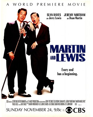 PTP102 MAGAZINWERBUNG 11 X 8'' MARTIN & LEWIS FILM SEAN JAYES JEREMY NORTHAM