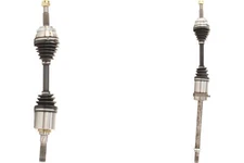 Front PAIR TrakMotive CV Axle Shaft for 1991-1993 Nissan NX (35874)