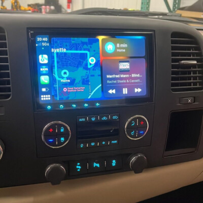 For 2009-2012 GMC Carplay Radio w/Cam BT WiFi GPS Navi Backup Cam