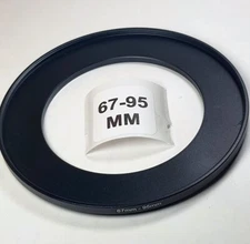 67-95mm Metal Step Up Lens Filter Converter Adapter Ring 67mm-95mm E67-E95 67-95