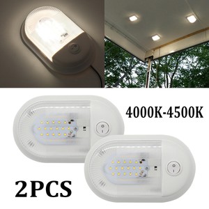 2pcs 12v 24v Led Interior Lights Roof Ceiling Light For Rv Camper