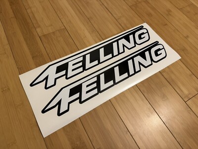Felling Trailers Decal Kit (Set 2) White Black Trailer 24  Replacement Stickers