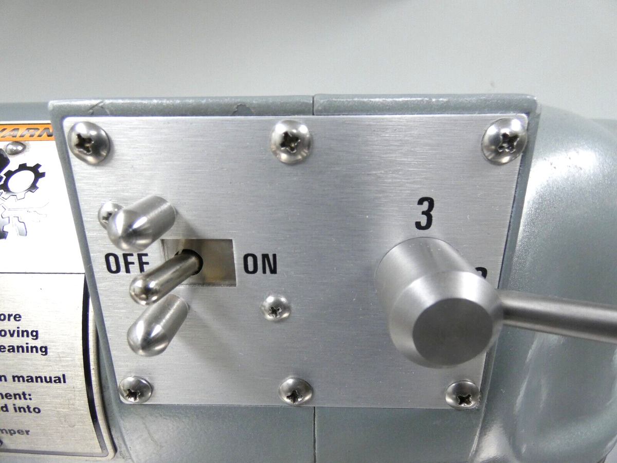 Hobart N50 mixer ON OFF switch ((Etched)) plate assembly. 00