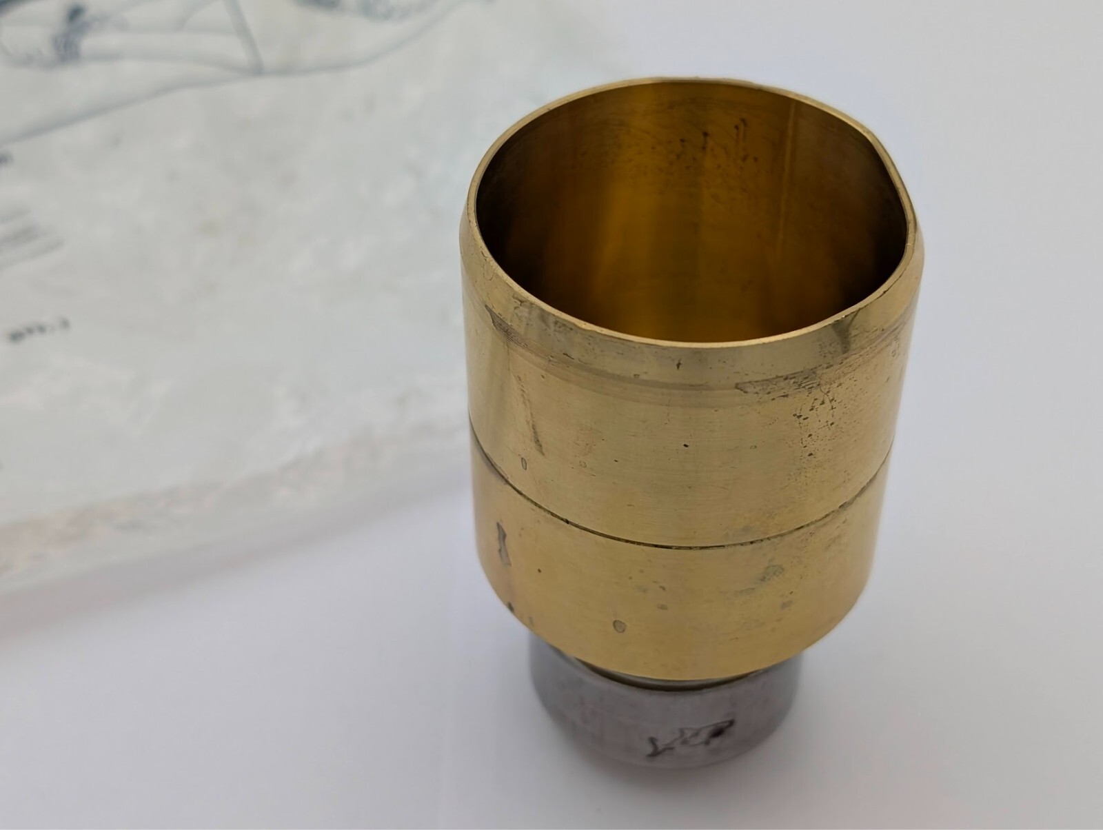 SharkBite 2 Inch x 1 Inch CTS Fitting Reducer, Push to Connect Brass Plumbing
