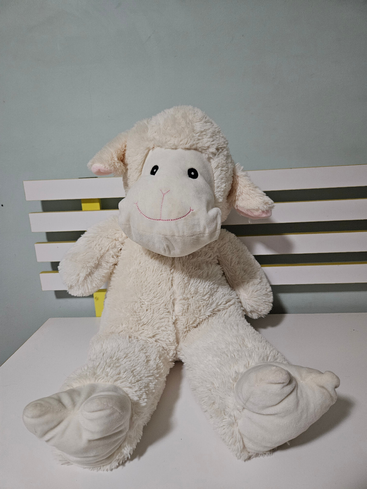 SHEEP PLUSH TOY LARGE KMART OR BIG W 65CM LAMB FARM ANIMAL eBay