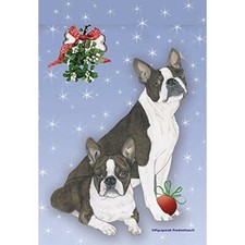 Boston Terrier Seasonal Flag