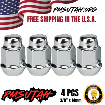 4 Bulge Lug Nuts 2018-2019 Polaris Sportsman ACE 570 EPS Wheel Rim Nut Chrome