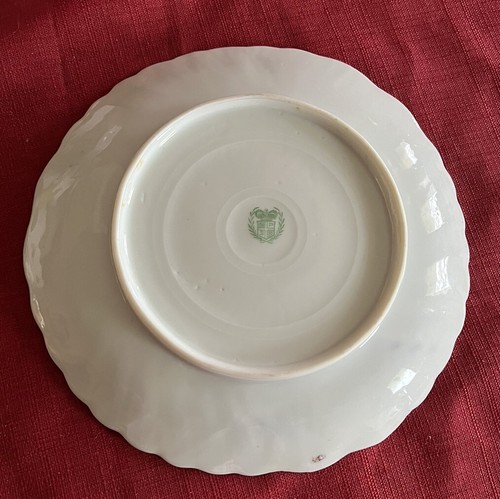 NPSK Early Nippon Cabinet Plate Floral Pattern Gold Accents Embossed Late 19th C - Picture 8 of 9