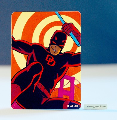 Marvel Hubsnaps Checklist Card 8 of 48 Daredevil