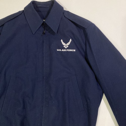 USAF Air Force Lightweight Blue Jacket Men 42 XL Blue With Removable Liner Used - Picture 10 of 22