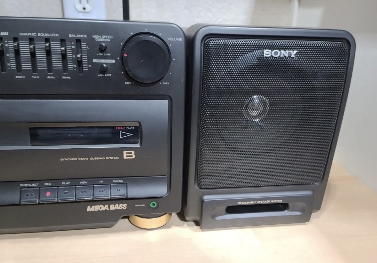 Sony CFS-720 AM/FM Cassette* Corder Tape Stereo Detachable