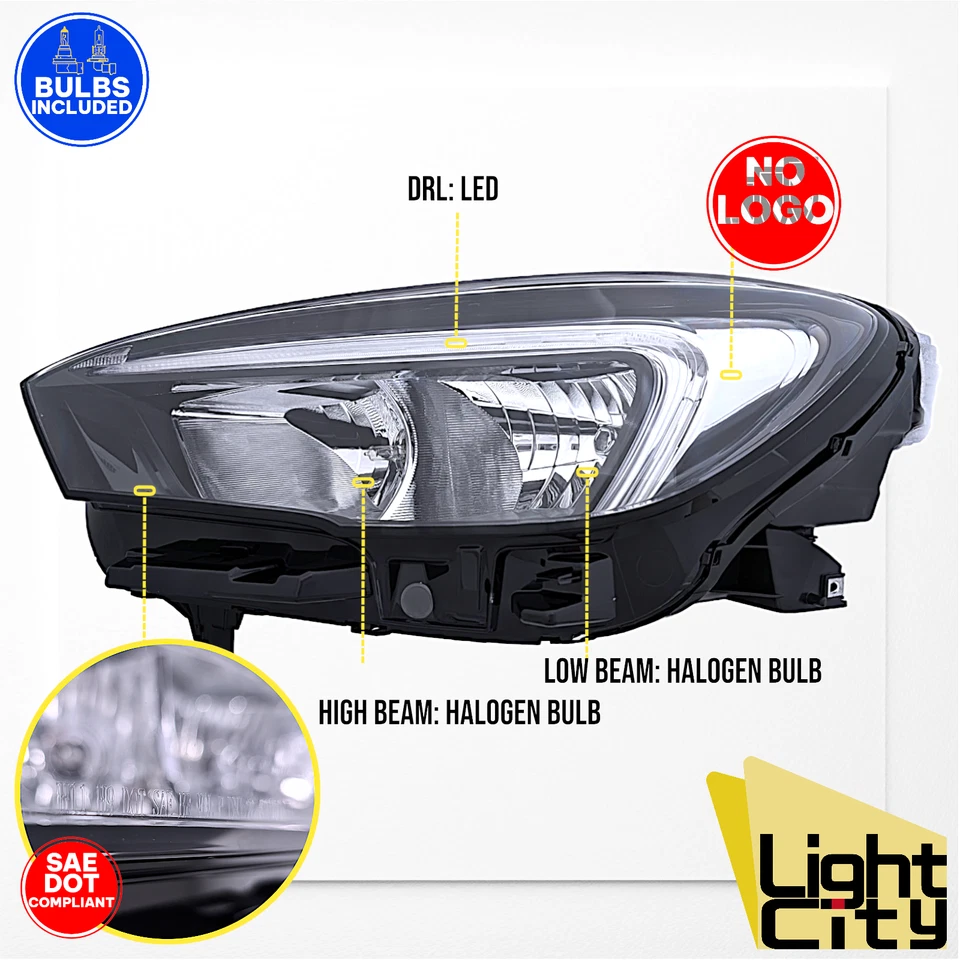 [Halogen] For 2020-2023 Buick Encore GX Driver Side Headlight w/ LED DRL LH - Image 2 of 4
