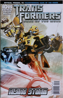 Transformers Dark of the Moon #2 Official Prequel - IDW Publishing - John Barber
