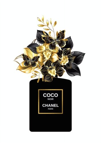 Coco Chanel Parfüm, Fotodruck 20x30 cm glänzend, Luxus Kunst Glamour Stil - Bild 1 von 1