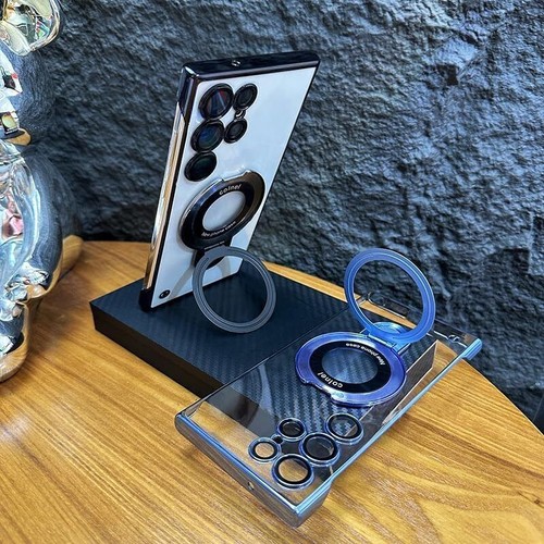 Ultra-Thin Transparent Frameless Magnetic Phone Case for Samsung S25 Ultra Plus - Zdjęcie 6 z 26