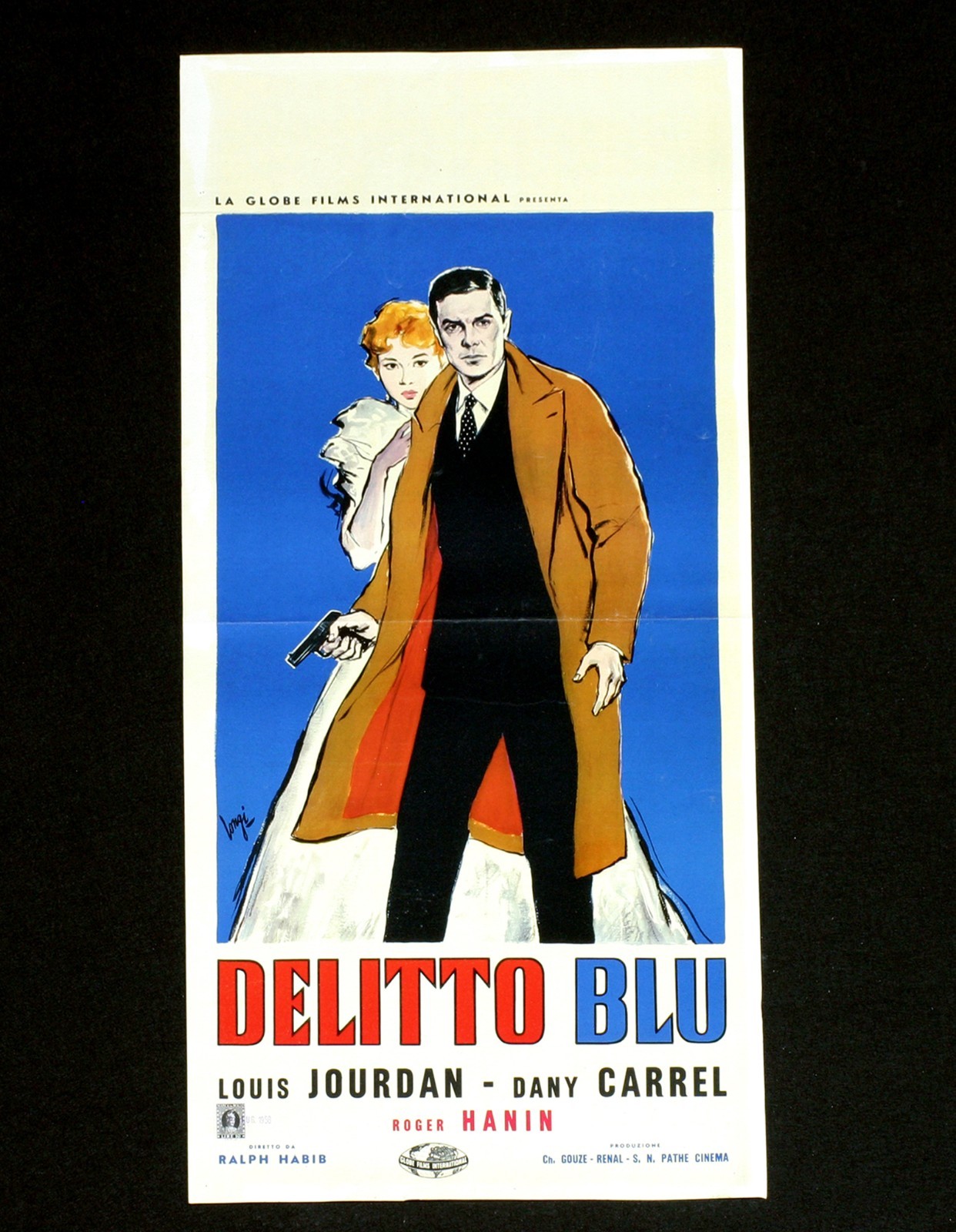 Locandina di Delitto blu (1957)