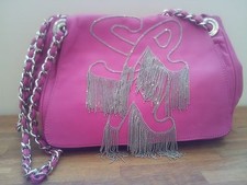 SECRET PON PON Borsa a tracolla da donna con jack in metallo - Rosa