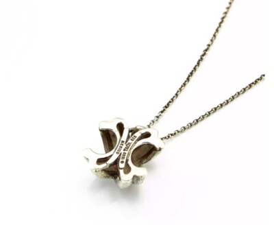 Tiffany & Co Sterling Silver Signature X Pendant 16” Chain