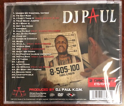 DJ Paul (Three 6 Mafia) - A Person of Interest (CD & DVD, 2012