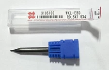 OSG 1mm Carbide Ball Nose End Mill 0.5mm Radius 2 Flute WXL Coating