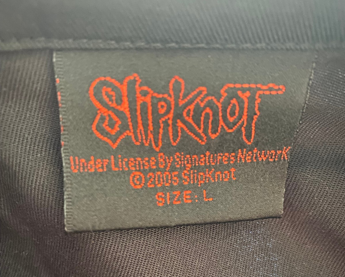 SLIPKNOT- Black Jumpsuit Maggot Size L Suits 2005 | TAYLOR