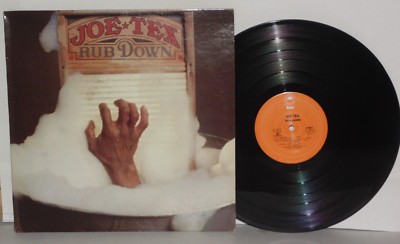 JOE TEX Rub Down LP Vinyl I Gotcha Get Back Leroy Congratulations PLAYS WELL