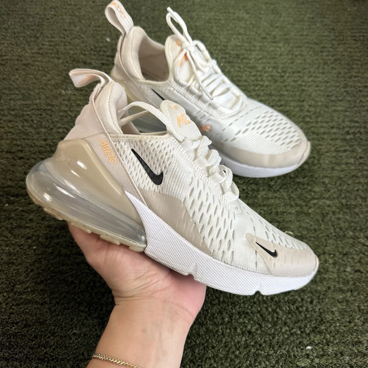nike air max 270 summit white black desert sand