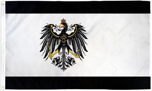 3X5 Prussia Flag Historical German Flag Kingdom of Germany 100D SPUN POLY Flag - Picture 1 of 3