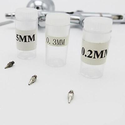 Hochpräzises Airbrush Düsenset - 2 Stück feine Nadelspitzen für Lackiermaschine