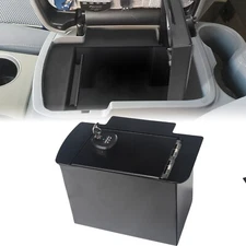 Center Console Armrest Box Interior Storage Box Safe For 2005-2015 Toyota Tacoma
