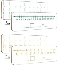 Dry Erase Addition  Subtraction White Board, 4" x 12" Number Line