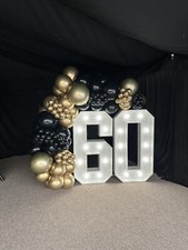 To HIRE - 4ft Light Up numbers for Birthdays, Parties Essex