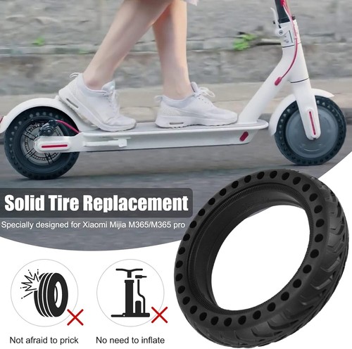 Shock-Absorbing Solid Tire for Xiaomi M365 - 8 1/2'' Front and Rear Replacement - Picture 6 of 9