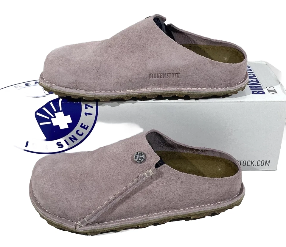 Birkenstock Zermatt Premium Kids Size 12 (EU30)N Fit Lavender Blush Slippers - Imagem 3 de 4