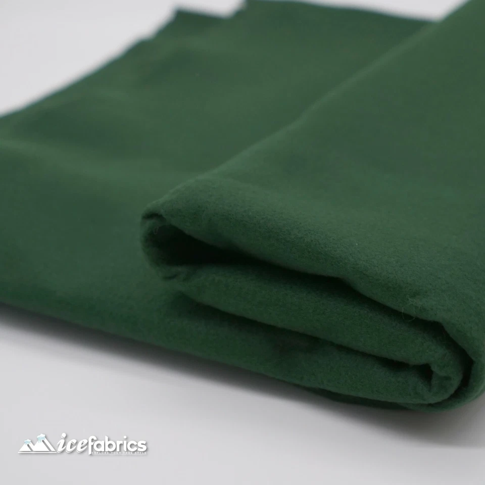 Hunter Green ACRYLIC FELT FABRIC By The Yard _72" WIDE_ Thick Soft Felt Fabric - Image 3 of 4
