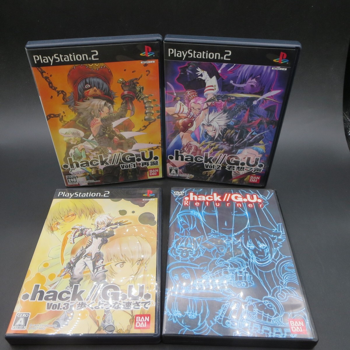 PS2ソフト　.hackシリーズ The Complete Works of Hack G U PS2 Saga Trilogy Limited Box