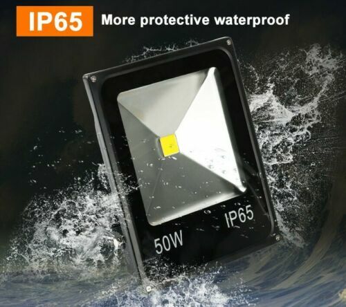 LED Flood Light 50W Cool/Warm White IP65 AC200-240V AU Plug Security Floodlights - Picture 8 of 14