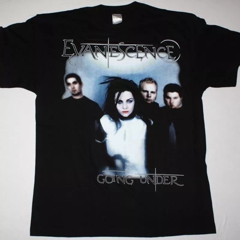 Evanescence グラフィックTシャツ 黒　hyde Evanescence Rock Band Shirt, Evanescence Black Unisex T-shirt