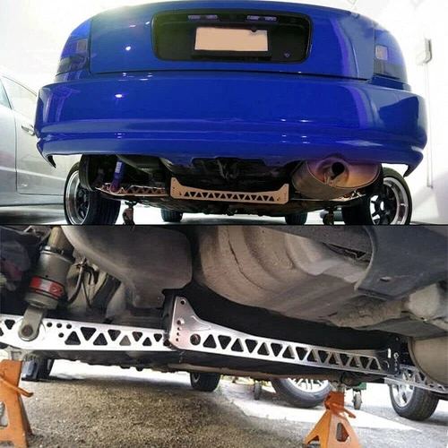 F7 Billet Rear Lower Control Arm+Subframe Brace Fit for Honda Civic EK LCA 96-00 - Picture 9 of 15