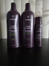 Aveda Invati Ultra Advanced Rich Shampoo and Conditioner 33.8 oz Set Foam 5oz