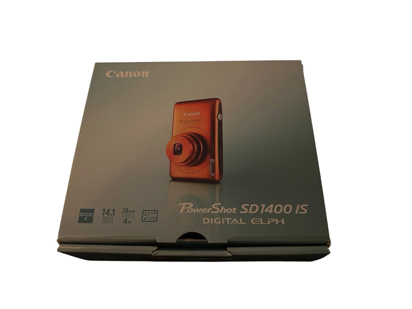 Canon IXY 400F PowerShot SD1400 IS Orange Digital Camera Tested Rare Y2K - product detail image 7