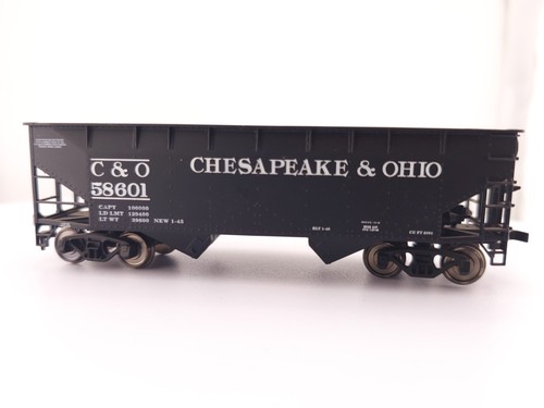 Modelo de vagón de tren Atlas escala HO Chesapeake y Ohio 2 bahías tolva abierta C & O 58601 | Condition: Used